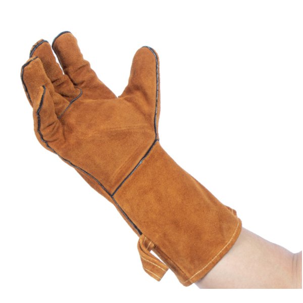 Par de Guantes de Cuero Gamuza
