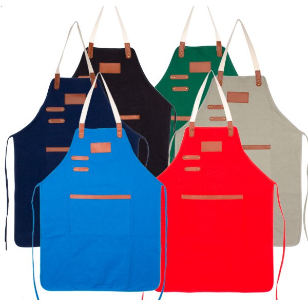 Pechera Asador Canvas Algodón 10 onzas