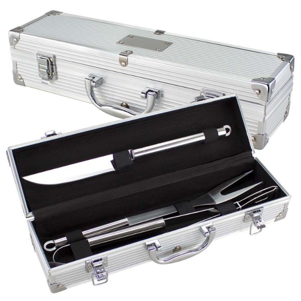 Deluxe BBQ Set Metálico